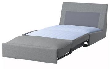 IKEA KIVIK - 1-zitsslaapbank, Tibbleby beige/grijs - afbeelding 3