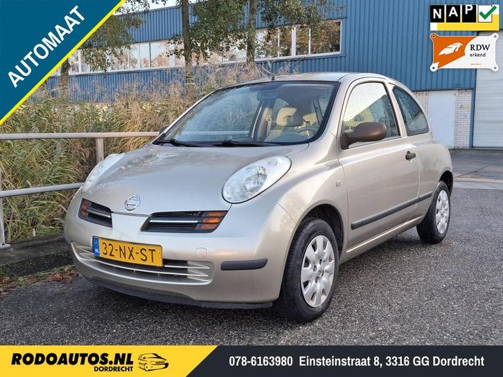 Nissan Micra 1.2 Visia 3Drs Automaat Airco 98dkm ✅ Nw APK, Auto's, Nissan, Bedrijf, Micra, ABS, Airbags, Airconditioning, Boordcomputer