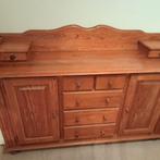 Houten Dressoir met Lades en Deuren, 150 tot 200 cm, Ophalen of Verzenden, Landelijk, 25 tot 50 cm