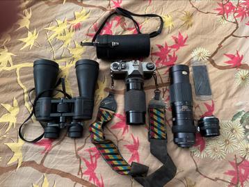 Pentax K1000 compleet set beschikbaar voor biedingen
