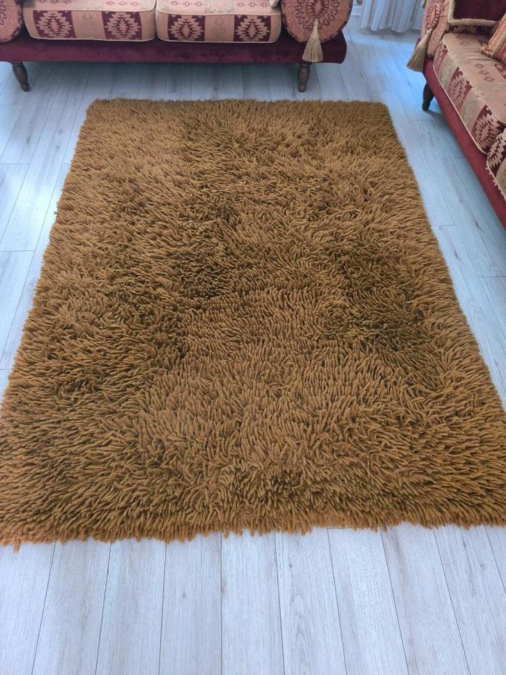 Handgemaakte Wollen Berber tapijt 164x230cm., Huis en Inrichting, Stoffering | Tapijten en Kleden, Gebruikt, 150 tot 200 cm, 200 cm of meer