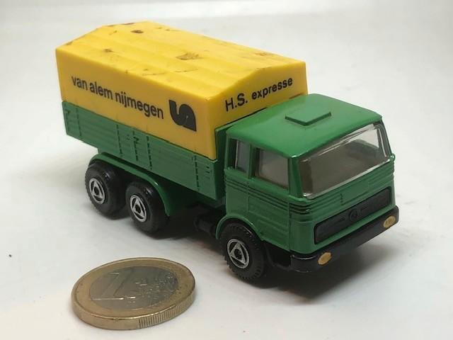 Mercedes Bakwagen met Huif "Van Alem Nijmegen", Efsi, Hobby en Vrije tijd, Modelauto's | 1:87, Gebruikt, Bus of Vrachtwagen, Efsi