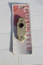 messing Goldstyle schild of rozet voor deur klink, nieuw, Verzenden, Nieuw