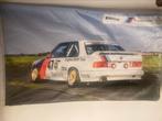 Bmw e30 M3 motorsport vlag decoratie garage, Ophalen of Verzenden