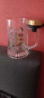 Bierglas met fietsenbel., Ophalen of Verzenden, Gebruikt, Bierglas