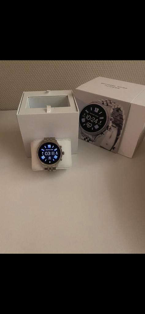 Michael Kors Access Lexington 2 Gen 5 Smartwatch – Zilver, Sieraden, Tassen en Uiterlijk, Sporthorloges, Zo goed als nieuw, Android