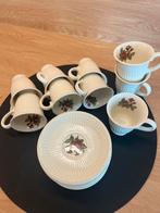 Kop en schotels wedgewood moss rose, Ophalen of Verzenden, Zo goed als nieuw, Wedgwood, Kop(pen) en/of Schotel(s)
