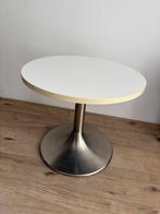 Space Age Trompetvoet Tulp Bijzet Vintage Tafel Retro, Huis en Inrichting, Ophalen, 25 tot 50 cm, Rond, 50 tot 100 cm