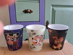 3 bekers Disneyland RESORT PARIS, Ophalen of Verzenden, Gebruikt, Servies