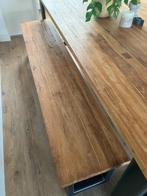 Eetbank Romaro (Teak mix Rough), Ophalen, Minder dan 50 cm, Teakhout, 200 cm of meer