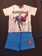 Superman shortama/pyjama katoen wit/blauw maat 116, Kinderen en Baby's, Kinderkleding | Maat 116, Ophalen of Verzenden