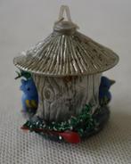 oude/vintage kerstbal/kerstversiering vogelhuisje, Ophalen of Verzenden, Gebruikt