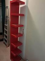 Rode boekenkast kast 190x30x23, Huis en Inrichting, Kasten | Boekenkasten, Ophalen, 25 tot 50 cm, 50 tot 100 cm, 150 tot 200 cm