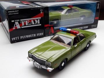 Plymouth A-team modelauto 1:24 - Nieuw in doos beschikbaar voor biedingen