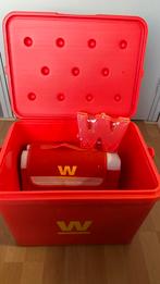 Rode Wibra koelbox met picknickkleed en koelelementen, Ophalen, Nieuw, Koelbox, Koelelement