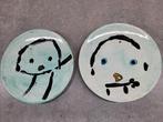 Leuke moderne kunst keramiek wandborden, Ophalen of Verzenden