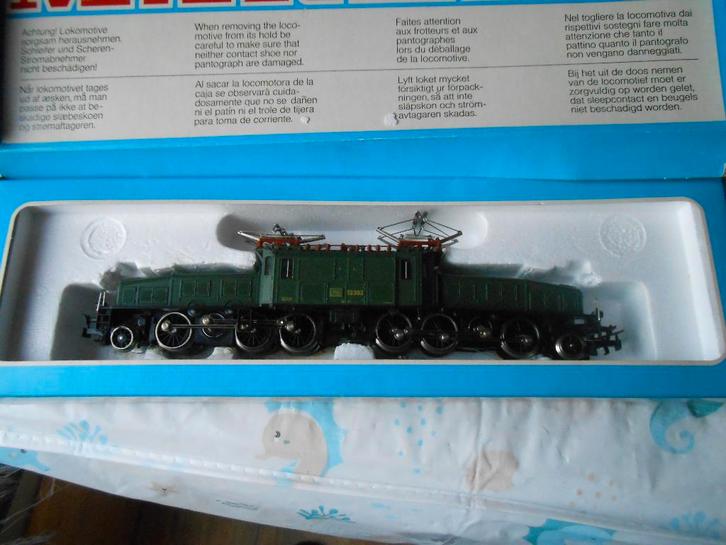 Märklin 3056, mooie groene krokodil van de SBB Zwitserland, Hobby en Vrije tijd, Modeltreinen | H0, Zo goed als nieuw, Locomotief