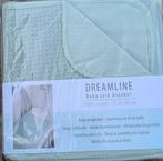 🍼Nieuwe Dreamline baby wiegdeken mintgroen 100% katoen, Ophalen of Verzenden, Nieuw, 100 cm of meer, Deken