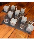 Amuse set leisteen dessert set 16 stuks, Ophalen of Verzenden, Zo goed als nieuw