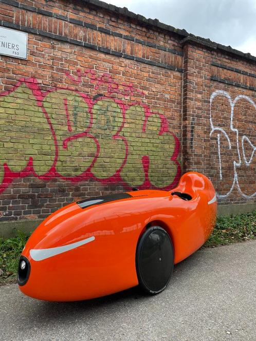 Velomobile DF, Fietsen en Brommers, Fietsen | Ligfietsen, Gebruikt, Overige merken, Bovenstuur, Cabine, Ophalen