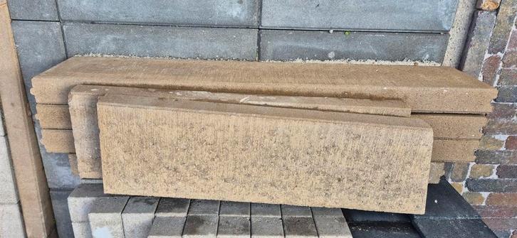 Opsluitbanden, betonblokken en klinkers, Tuin en Terras, Tegels en Klinkers, Nieuw, Overige typen, Beton, Minder dan 5 m², Ophalen