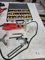 Kantenfreesmachine  hoog vermogen en nieuwe set freesjes, Doe-het-zelf en Verbouw, Gereedschap | Freesmachines, Ophalen, Zo goed als nieuw