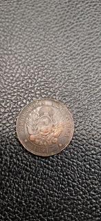 1#   Argentinië 2 centavo 1891, Ophalen of Verzenden, Zuid-Amerika