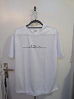 Wit T-shirt - Whatever - Maat M, Maat 48/50 (M), Wit, Nieuw, Ophalen of Verzenden