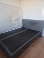 Tweepersoonsbed gratis af te halen in Utrecht, Gebruikt, Tweepersoons, Grijs, 200 cm
