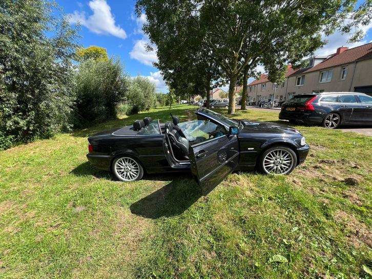 BMW 3-Serie E46 3.0 CI 330 Cabriolet AUT 2000 Zwart, Auto's, BMW, Particulier, 3-Serie, ABS, Airbags, Airconditioning, Alarm, Boordcomputer