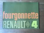 Renault 4 Fourgonnette Folder, Ophalen of Verzenden, Gelezen
