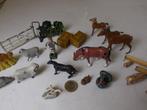 Jaren 20/30 Britains Ltd. 21 X LODEN (ZWARE) FARM ANIMALS., Ophalen of Verzenden