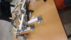 professionele dubbele monitor arm chroom, Ophalen of Verzenden, Zo goed als nieuw, Overige typen, Onbekend