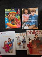 Zolderopruiming.5 x PHILDAR kinder breiboek --, Hobby en Vrije tijd, Breien en Haken, Ophalen of Verzenden, Gebruikt, Breien, Patroon of Boek