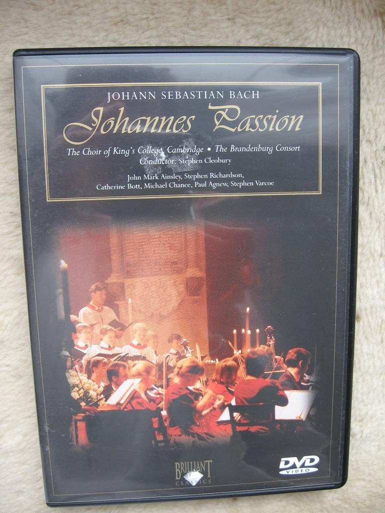 Johann Sebastian Bach - Johannes Passion (DVD), Cd's en Dvd's, Alle leeftijden, Ophalen of Verzenden, Gebruikt, Muziek en Concerten