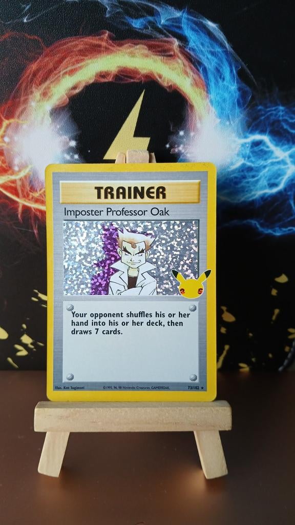 25th Aniversary Celebrations Imposter Professor Oak Trainer, Verzenden, Zo goed als nieuw, Losse kaart