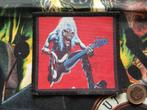 Iron Maiden zeer mooie  printed Eddie on bass patch  36, Verzenden, Nieuw, Kleding