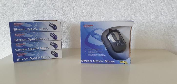 Vintage Typhoon Stream Optical Mouse, Computers en Software, Muizen, Nieuw, Muis, Bedraad, Ophalen of Verzenden