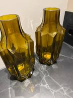 Twee mooie vazen, Ophalen, Overige kleuren, Minder dan 50 cm, Glas