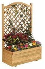 Plantenbak met trellisscherm 40x90x140 cm Aanbieding, Ophalen, Minder dan 30 cm, Nieuw, Rechthoekig