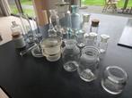 Antieke Glazen Potten Collectie, Ophalen of Verzenden