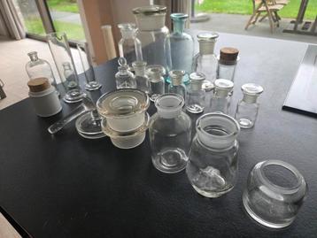 Antieke Glazen Potten Collectie beschikbaar voor biedingen
