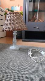 Lamp met rieten kap, Gebruikt, Ophalen of Verzenden, Landelijk, Minder dan 50 cm