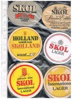 BIERVILTJES SKOL, Verzamelen, Biermerken, Verzenden, Zo goed als nieuw, Viltje(s), Overige merken