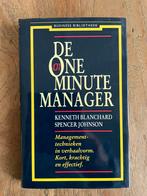 Kenneth Blanchard - De one minute manager, Ophalen of Verzenden, Zo goed als nieuw, Kenneth Blanchard; Spencer Johnson