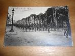 Fotokaart Intocht Amerikanen Soldaten Militair Parijs WO1, Verzenden, Voor 1920, Politiek en Historie