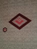 Traditionele Japanse Kimono hitoe white hishi, Ophalen of Verzenden