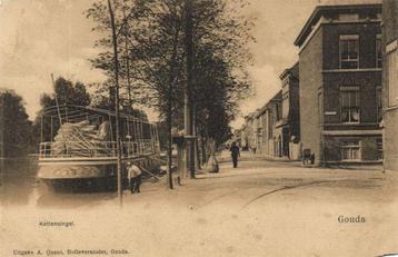 Kattensingel. - Gouda - B-keus - 1906 gelopen beschikbaar voor biedingen