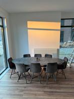 Luxe Eettafel met 8 Velvet Stoelen, Huis en Inrichting, Ophalen, Zo goed als nieuw, Vijf personen of meer, 200 cm of meer