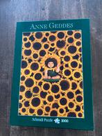 057 Anne Geddes puzzel Zonnebloem 1000 stuks, Ophalen of Verzenden, 500 t/m 1500 stukjes, Zo goed als nieuw, Legpuzzel